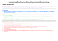 Geography Final Progression of Skills and Knowledge