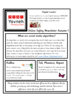 online safety newsletter Autumn 1