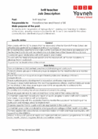 Ivrit Job Description September 2025