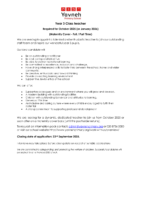 YPS Class teacher advert Maternity cover, October 2025