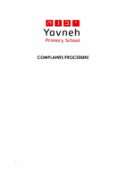 YPS-Policy Complaints Procedure 2025-2026